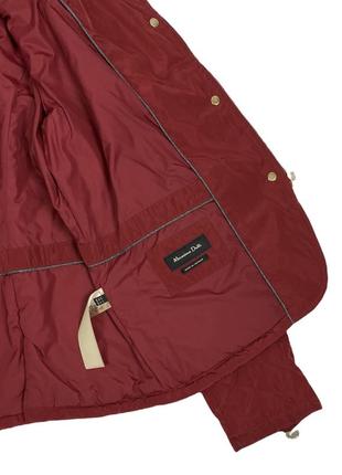 Стёганная курточка с кожаными элементами massimo dutti8 фото