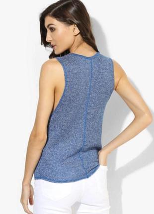 Меланжевый топ topshop knitted tank top1 фото