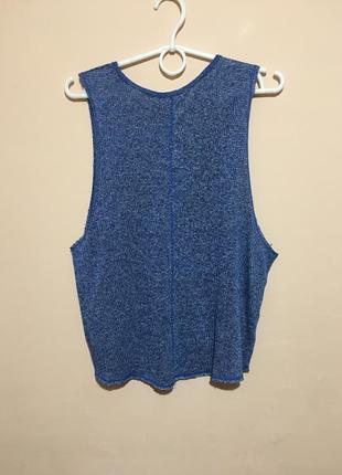 Меланжевый топ topshop knitted tank top8 фото