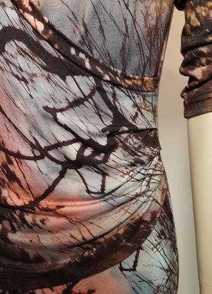 Платье "ana alcazar" цветное трикотажное с длинными рукавами (германия)5 фото