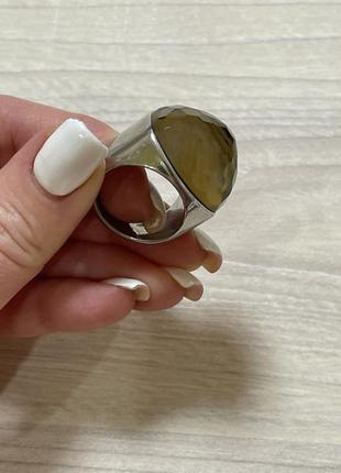 Кольцо большое перстень бижутерия украшение