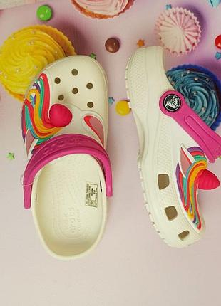 Дитячі крокси сабо crocs classic для дівчаток6 фото