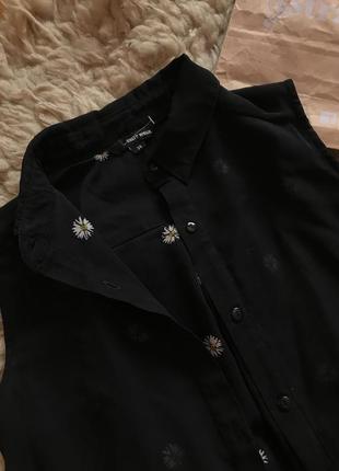 Блуза рубашка шифоновая, рубашка шифон блуза zara сорочка жіноча шифон блуза4 фото