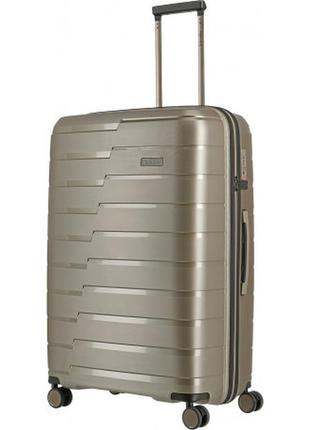 Чемодан travelite air base/champagne l большой tl075349-40 бежевый