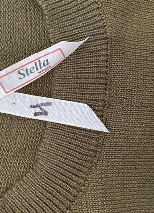 Стильная кофточка с оголенными плечами цвет хаки бренд stella morgan5 фото