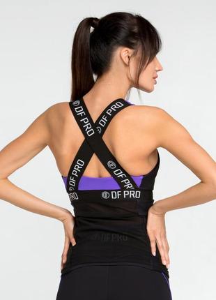 Спортивная майка pro violet2 фото