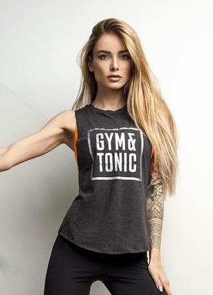 Supersoft спортивная майка gym & tonic dark grey