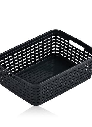 Корзина с ручками пластиковая heidrun baskets rotang, 39*29*13см (hdr-1152)