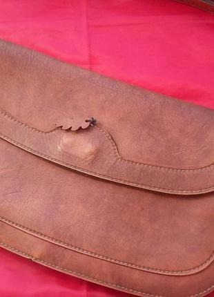 Винтажная кожаная сумка сумочка возможен обмен