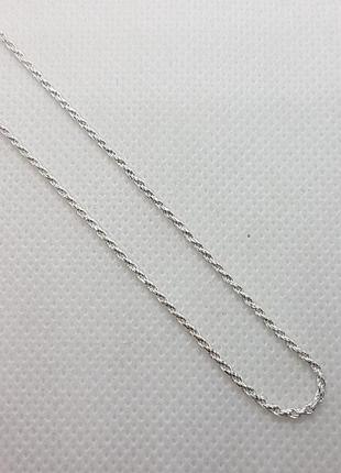 Цепь серебряная веревочка