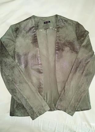 Пиджак блейзер женский цвета хаки италия
