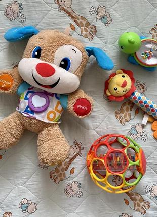 Игрушки fisher price и мячик oball1 фото