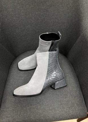 ✔️в наявності зимові жіночі черевики класичні натуральна шкіра, замша2 фото