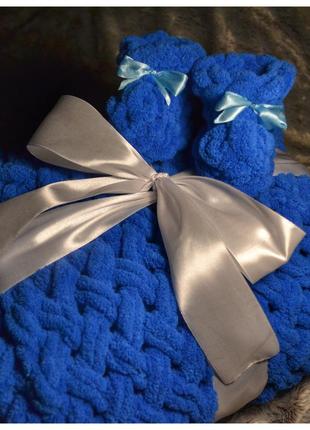 Плюшевий пледик, пінетки у подарунок*