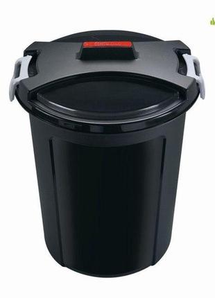 Ведро-контейнер для мусора с крышкой 75л, d55  h65 heidrun refuse (hdr-1465)