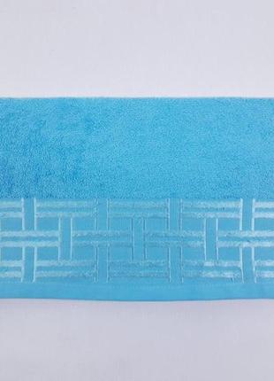 Рушник банний hanibaba eliza 70*140см(р) блакитний