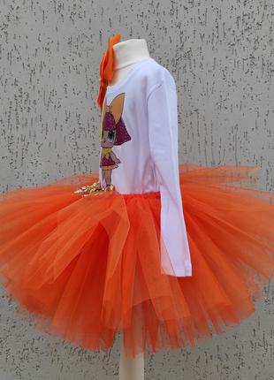 Костюм лол наряд лол  платье lol карнавальный костюм куклы   пышная юбка с фатина5 фото