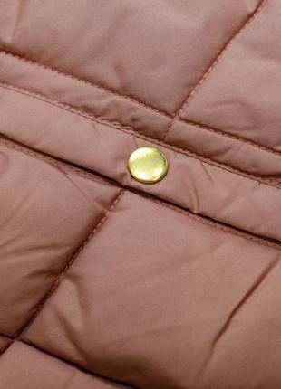 Куртка пуховик для девочки зимняя кораллового цвета george 21796 фото