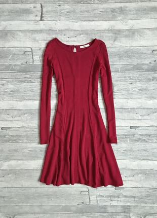 Красное платье из натуральной ткани oasis
