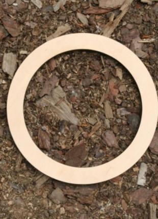 Обруч основа кільце з фанери дсп дерева мдф для ловця снів мобіля макраме1 фото