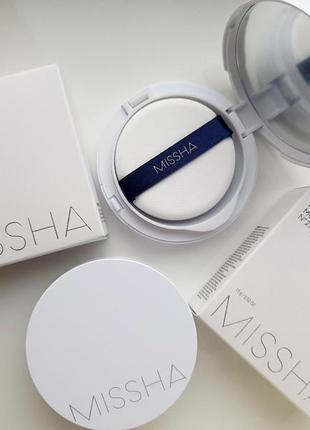 Увлажняющий кушон missha magic cushion moist up spf50+/pa+++1 фото