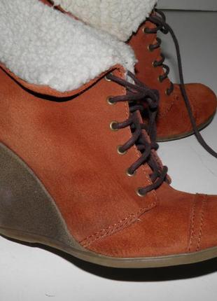 Ботиночки рыжие