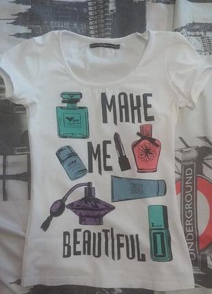 Яркая классная хлопковая футболка турция