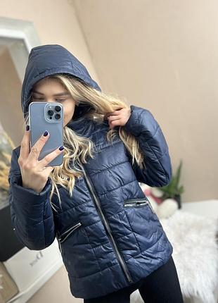 Куртка весна/осень в синем цвете