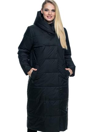 Модный длинный плащ прямого силуэта рр 46 48 50 цвета