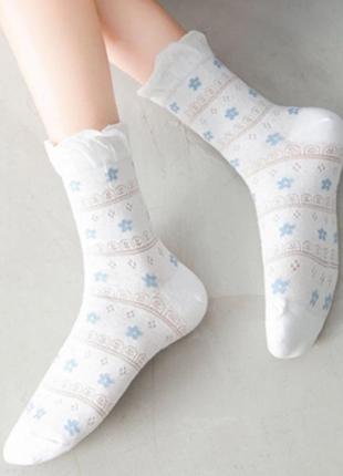 Женские носки «flower socks»2 фото