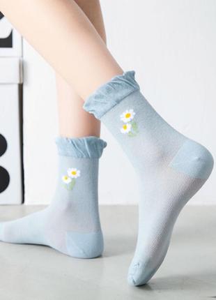 Женские носки «flower socks»3 фото