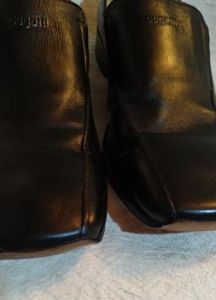 " туфли кожаные мужские "bugatti"