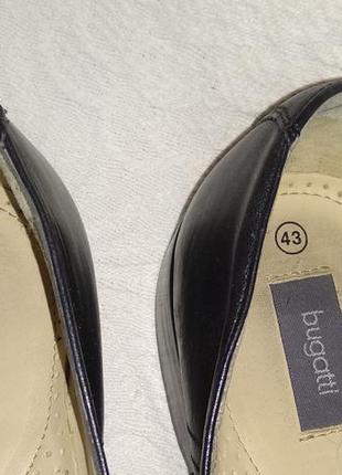 " туфли кожаные мужские "bugatti"
