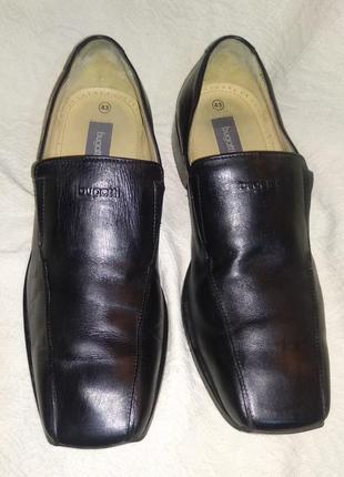 " туфли кожаные мужские "bugatti"