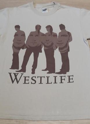 Раритетная футболка группы  westlife  tour 2006