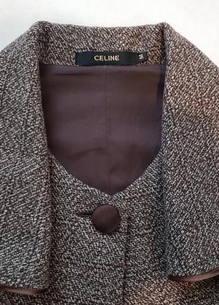 Сeline элегантный укороченный пиджак3 фото