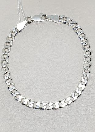 Серебряный браслет панцирь