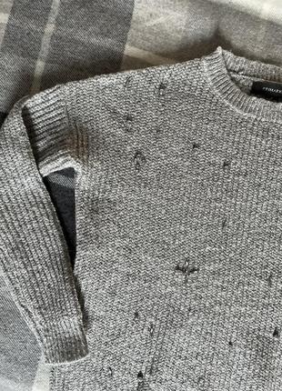Сірий светр светр жіночий светр в'язаний7 фото