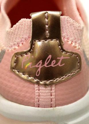 Кросівки для дівчинки рожеві з п'ятачком george 25455 фото