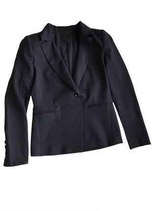Темно-синий шерстяной пиджак pinko1 фото