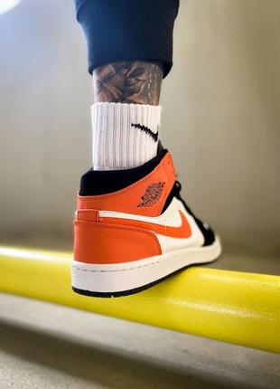 Кроссовки nike air jordan 1 mid shattered backboard5 фото