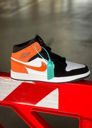 Кроссовки nike air jordan 1 mid shattered backboard8 фото