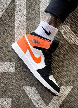 Кроссовки nike air jordan 1 mid shattered backboard4 фото