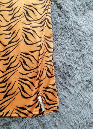 Платье футболка с подплечниками в трендовый принт леопард  ⛔ ‼ отправляю товар безопасной оплатой бе3 фото