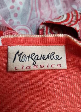 Оригинальная трикотажная блуза на пуговицах margarethe classics7 фото
