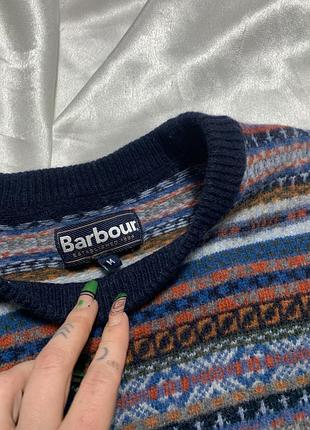 Шерстяной свитер barbour 4
