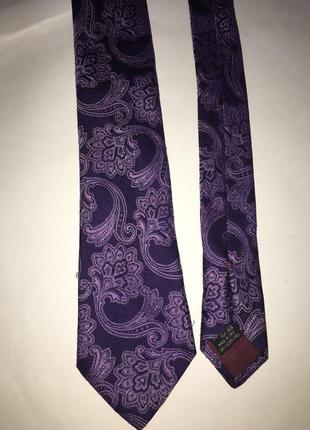 Шикарный винтажный шелковый галстук john lewis италия