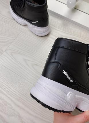 Шкіряні черевики adidas kiellor xtra w4 фото