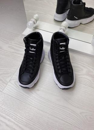 Шкіряні черевики adidas kiellor xtra w6 фото