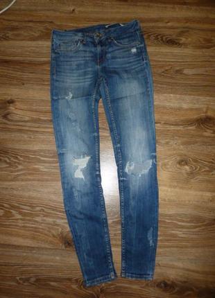 Джинси Zara зара , р 36 євро, usa 4, mex 26, стрейчеві,